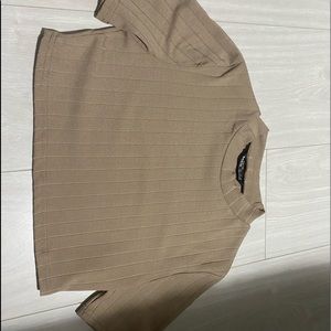 Shein Beige Crop Top